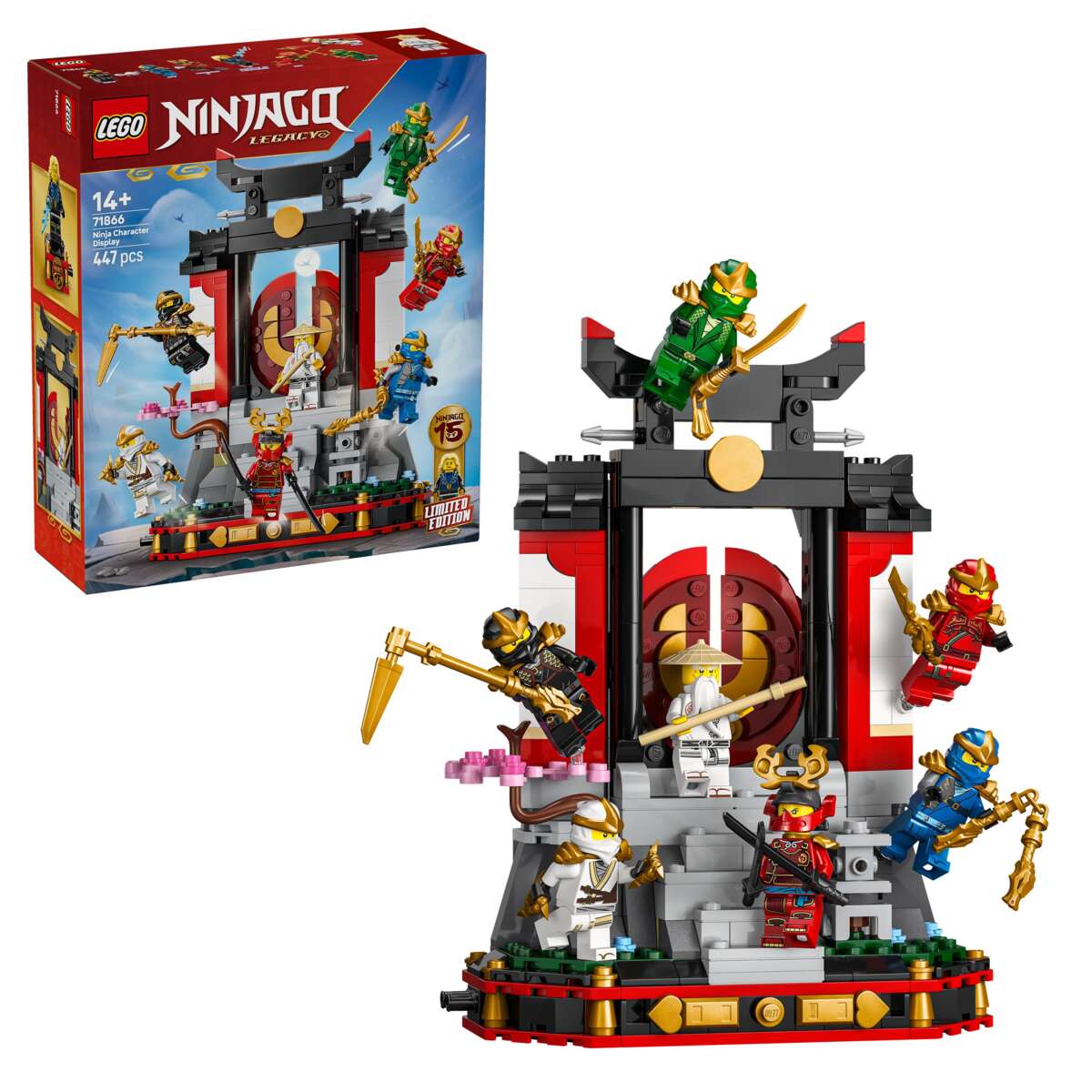 LEGO® NINJAGO® 15-årsjubileumssett med ninja-figurer 71866