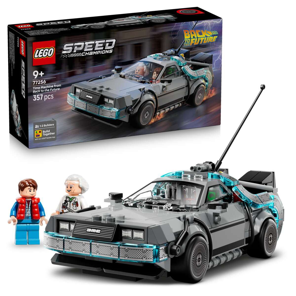 LEGO® Speed Champions Tidsmaskinen fra Tilbake til fremtiden 77256