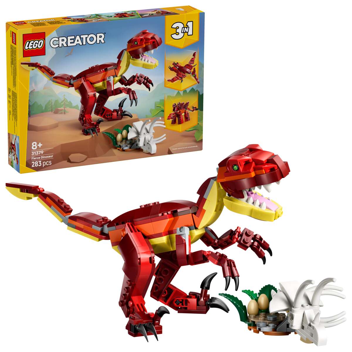 LEGO® Creator 3-i-1 Fryktinngytende dinosaur 31379