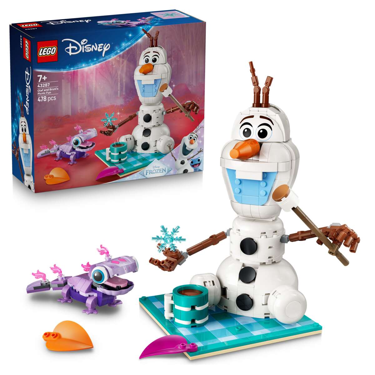 LEGO® ǀ Disney Frost Olaf og Brunis piknikmoro 43287