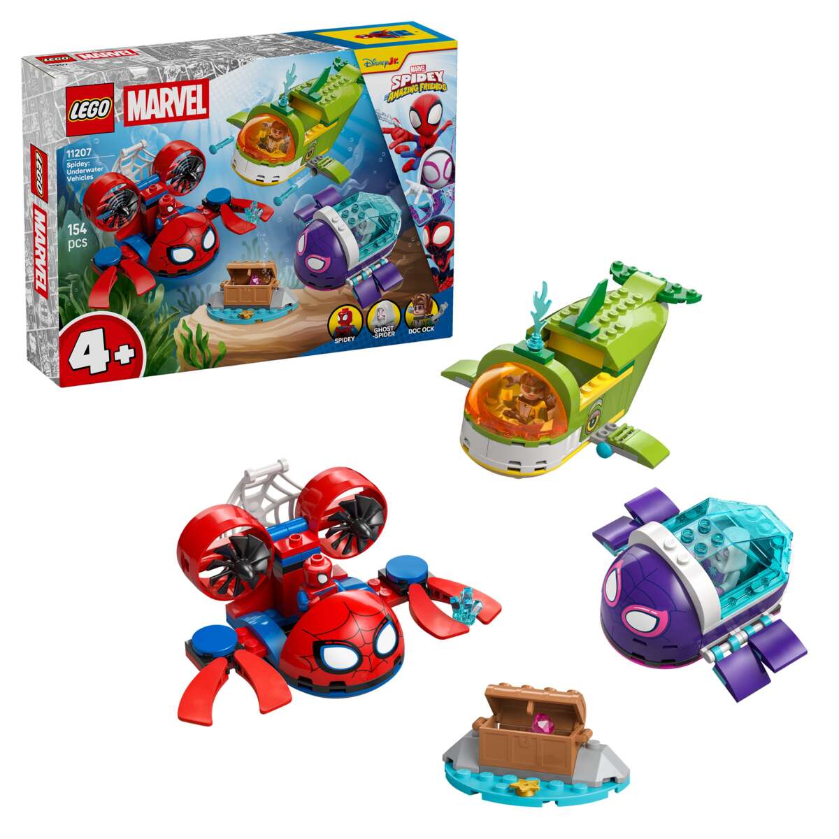 LEGO® ǀ Marvel Spidey og hans fantastiske venner Spidey: undervannsfartøy 11207