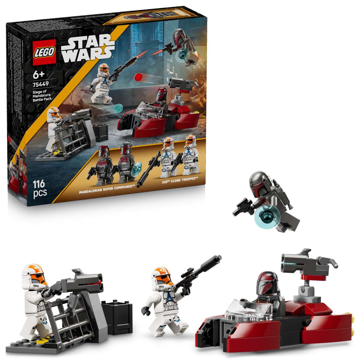 LEGO® Star Wars™ Stridspakken Beleiringen av Mandalore 75449