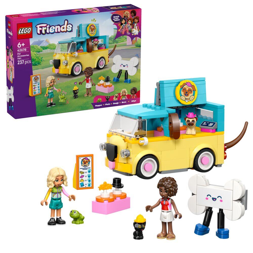 LEGO® Friends Varebil med dyretilbehør 42678