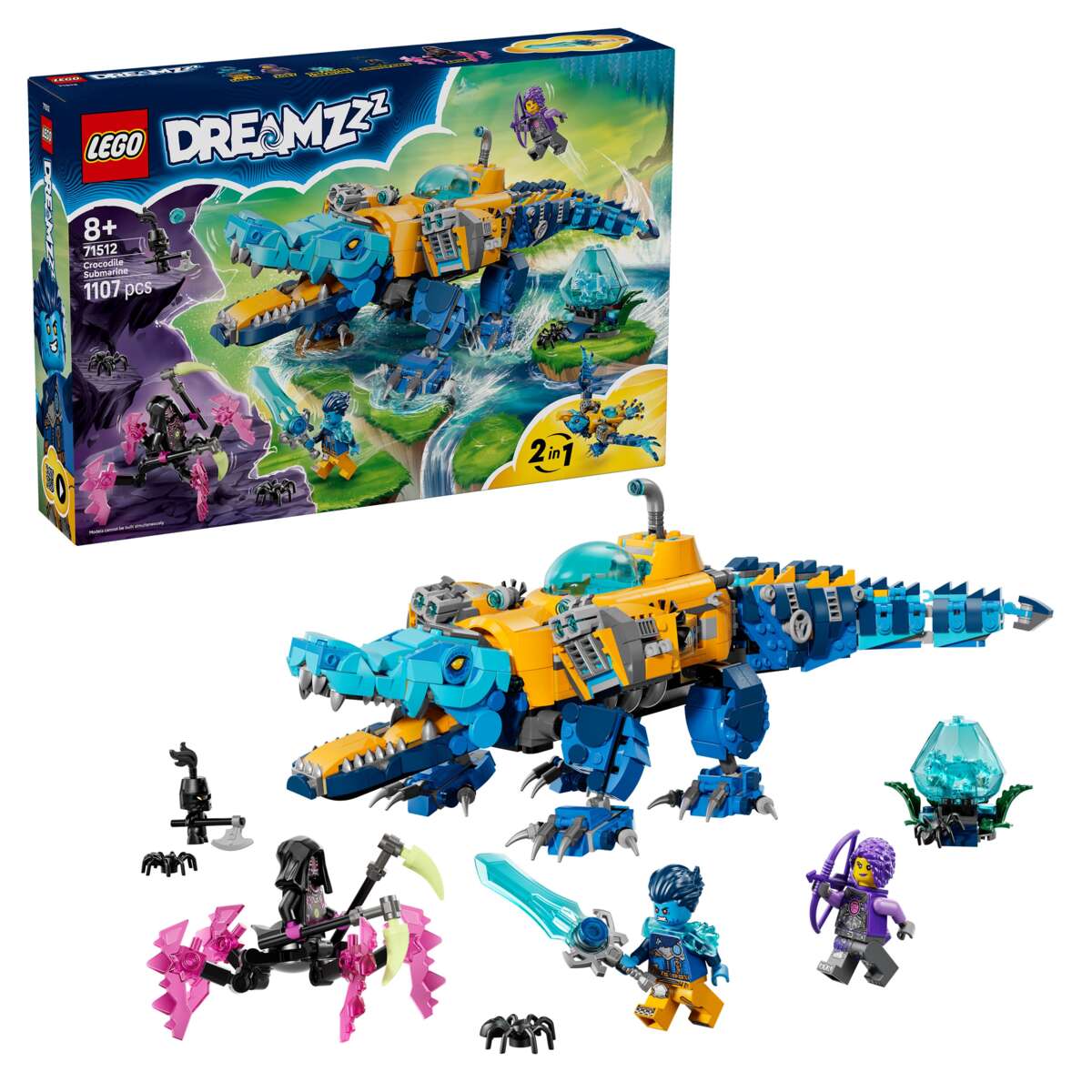 LEGO® DREAMZzz™ Krokodilleubåt 71512