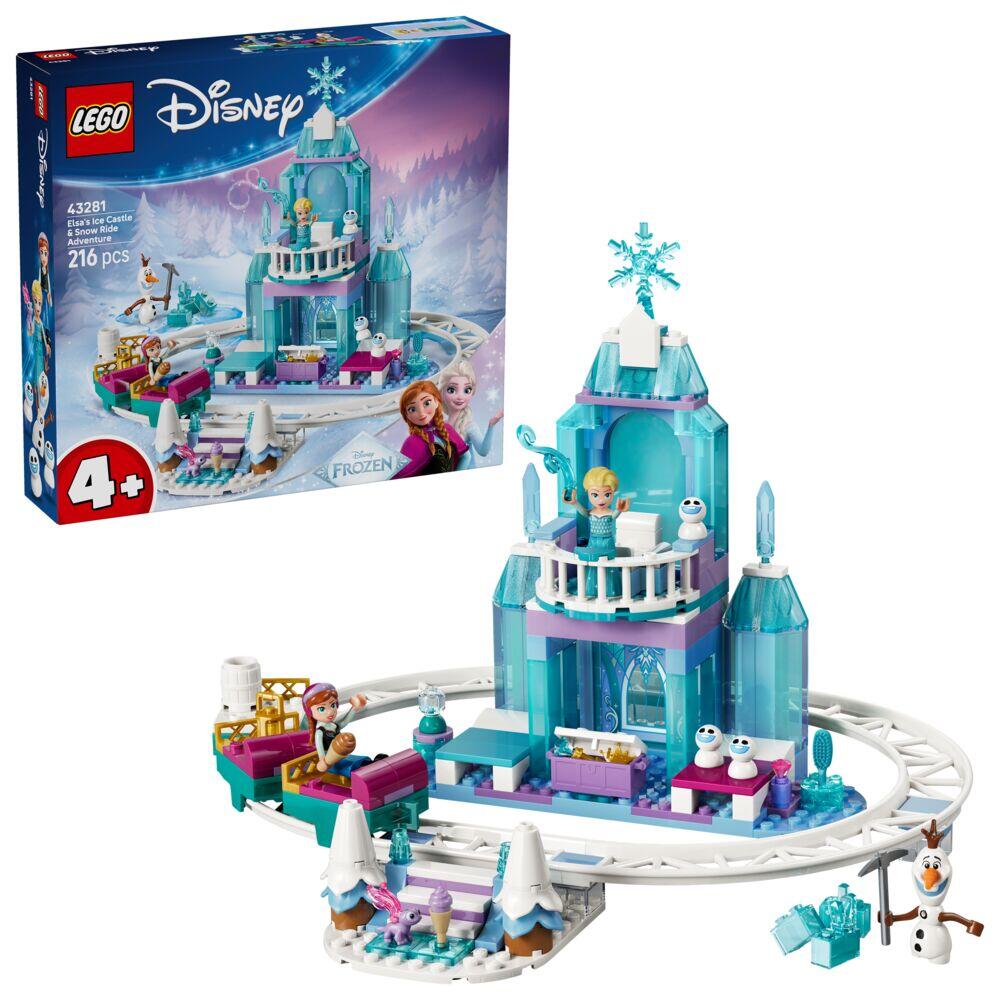 LEGO® ǀ Disney Frost Elsas isslott og sledeeventyr 43281