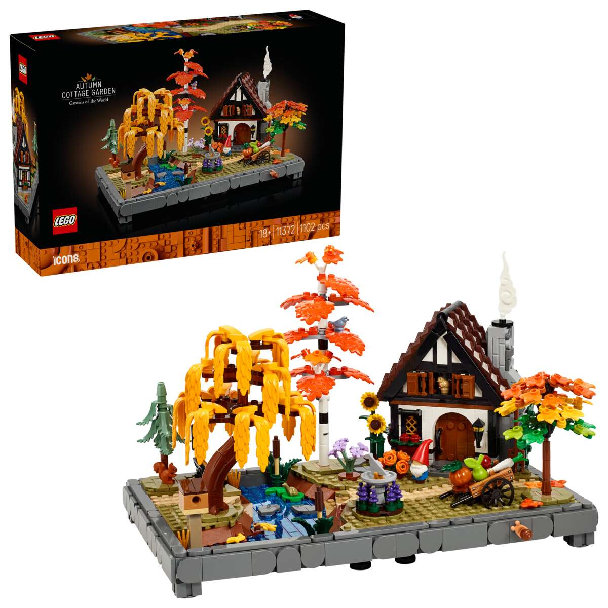 LEGO® Icons Høstlig hage med lite hus 11372