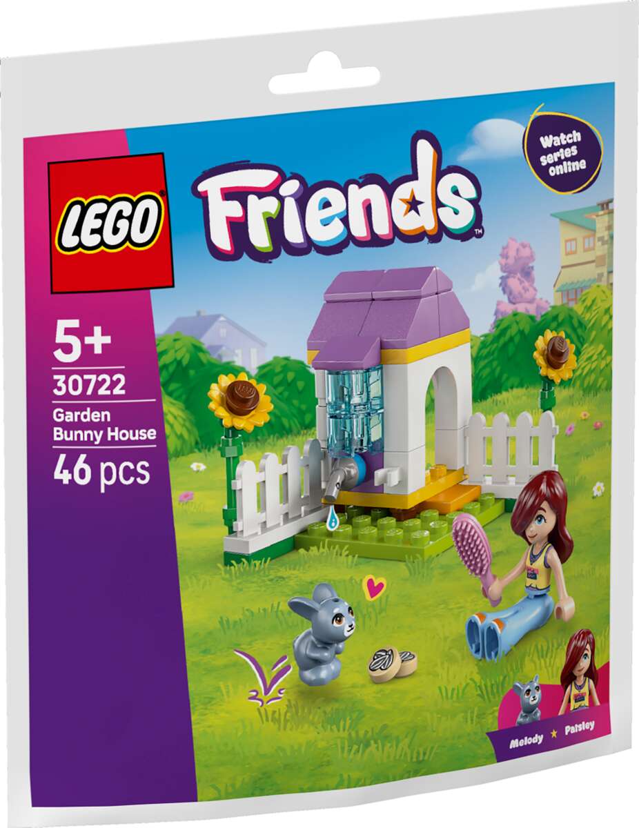 LEGO® Friends Hage med kaninhus 30722