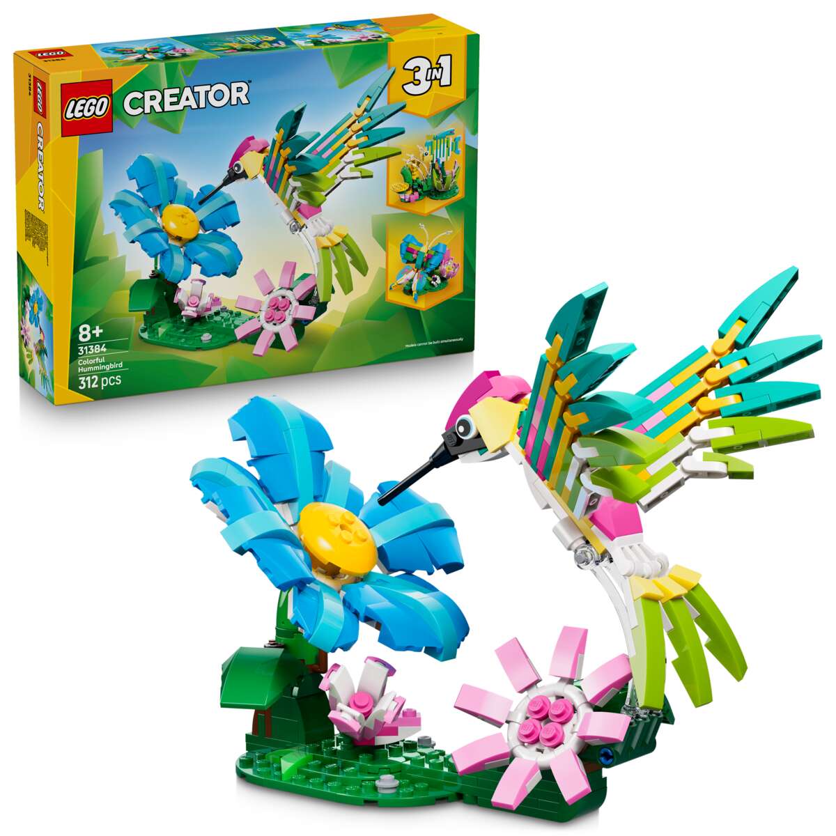 LEGO® Creator Ville dyr: fargeglad kolibri 31384