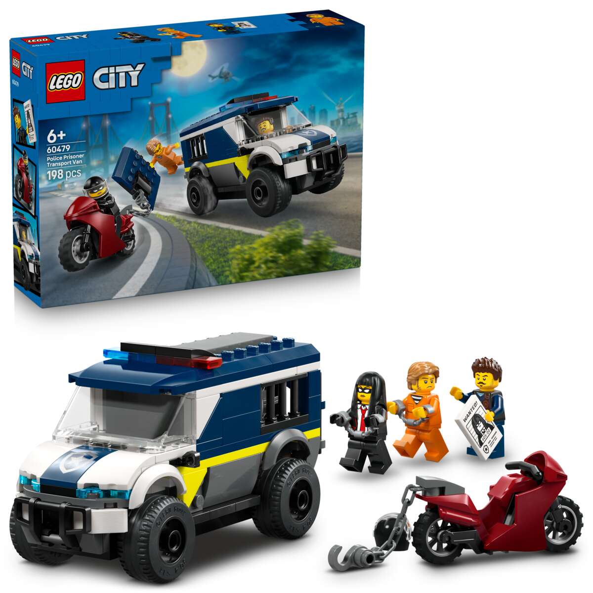 LEGO® City Politibil for fangetransport 60479
