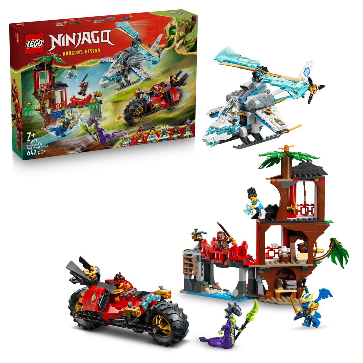 LEGO® NINJAGO® Action i ninjaenes trehytte 71857