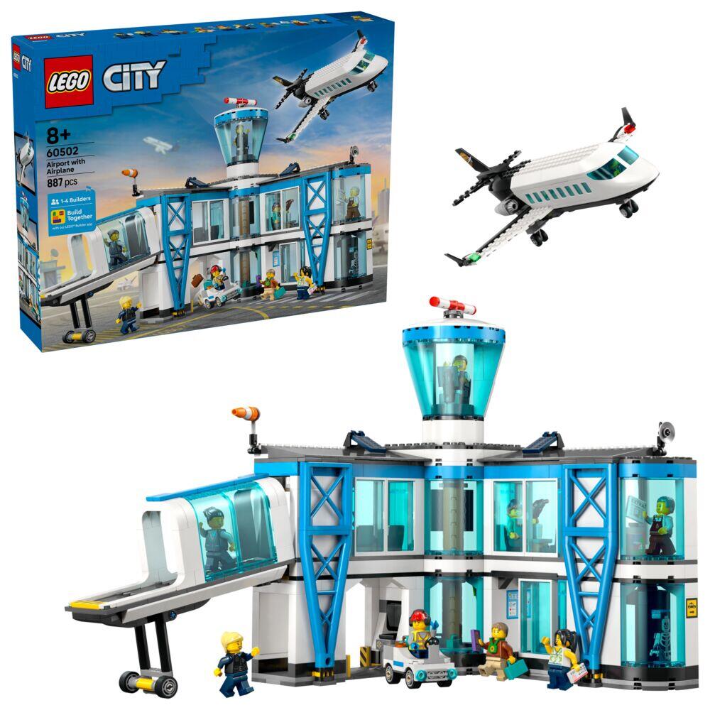LEGO® City Flyplass og fly 60502