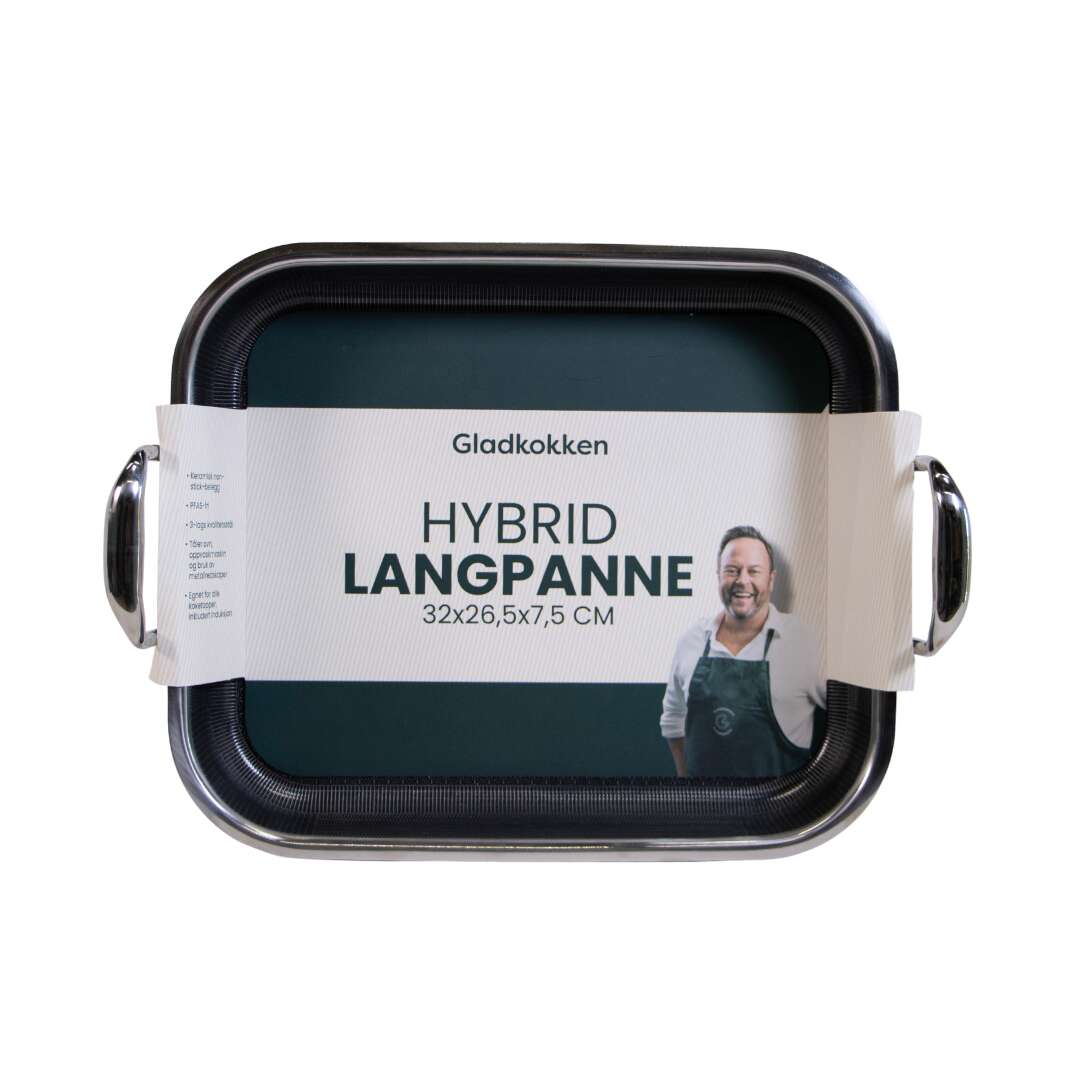 Gladkokken Hybrid Langpanne
