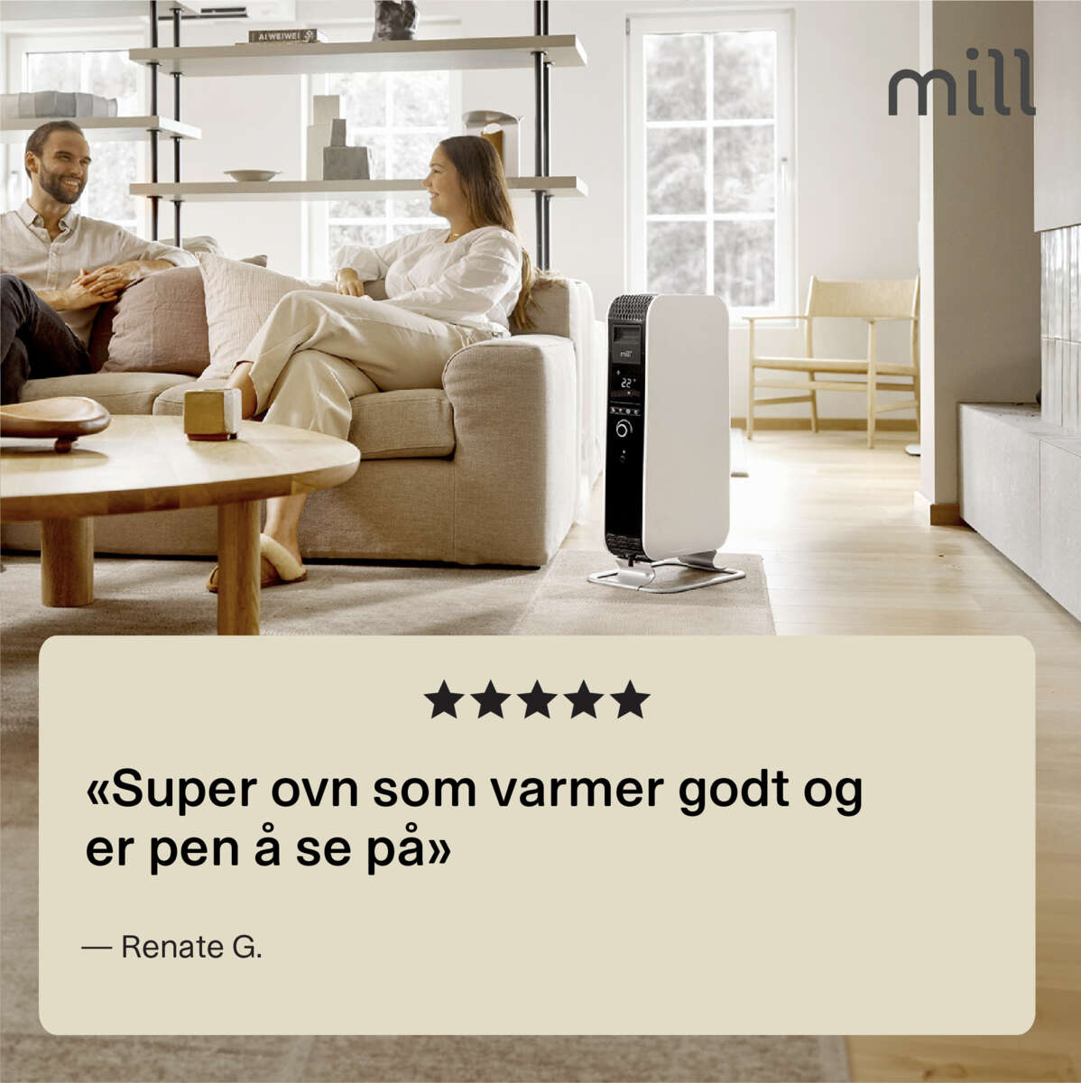 Mill Gentle Air 2000W oljeovn