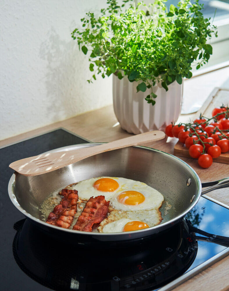 SPiiS Triply stekepanne i rustfritt stål