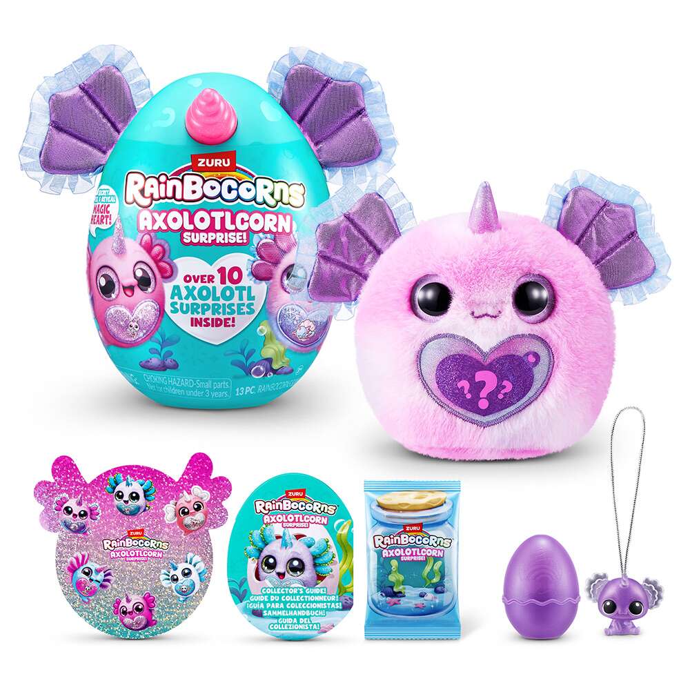 RainBoCorns Eggzania Axolotlcorn S1 overraskelsesegg