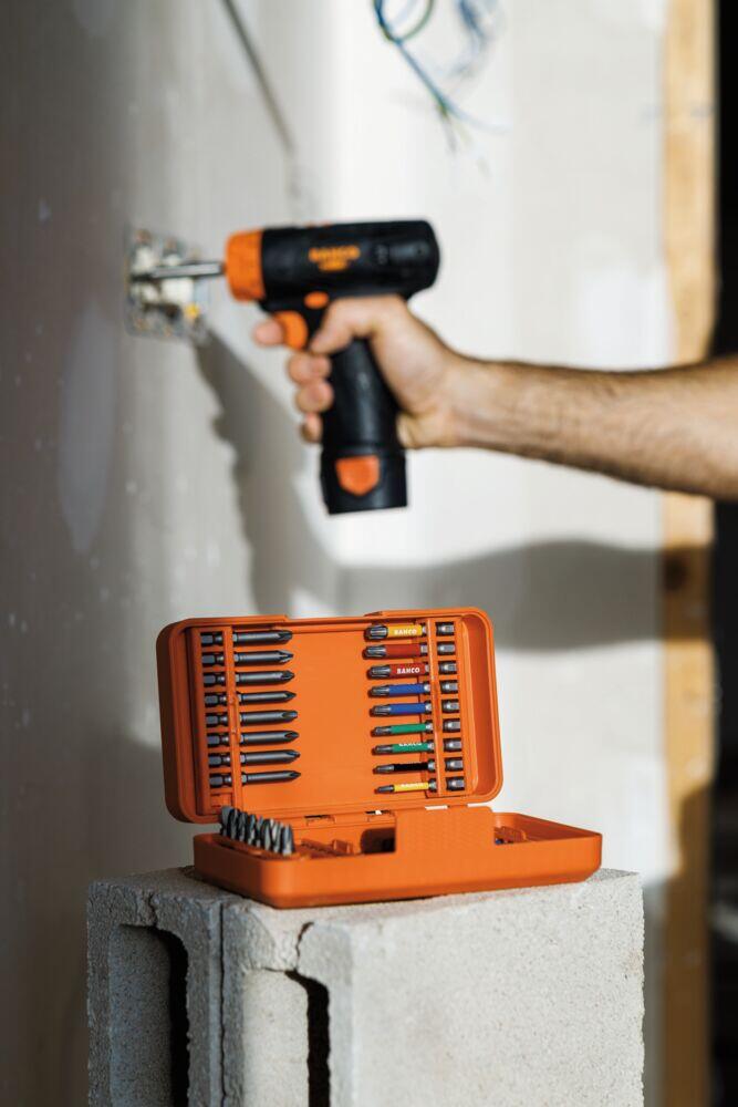 Bahco bitssett 1/4" 54 deler