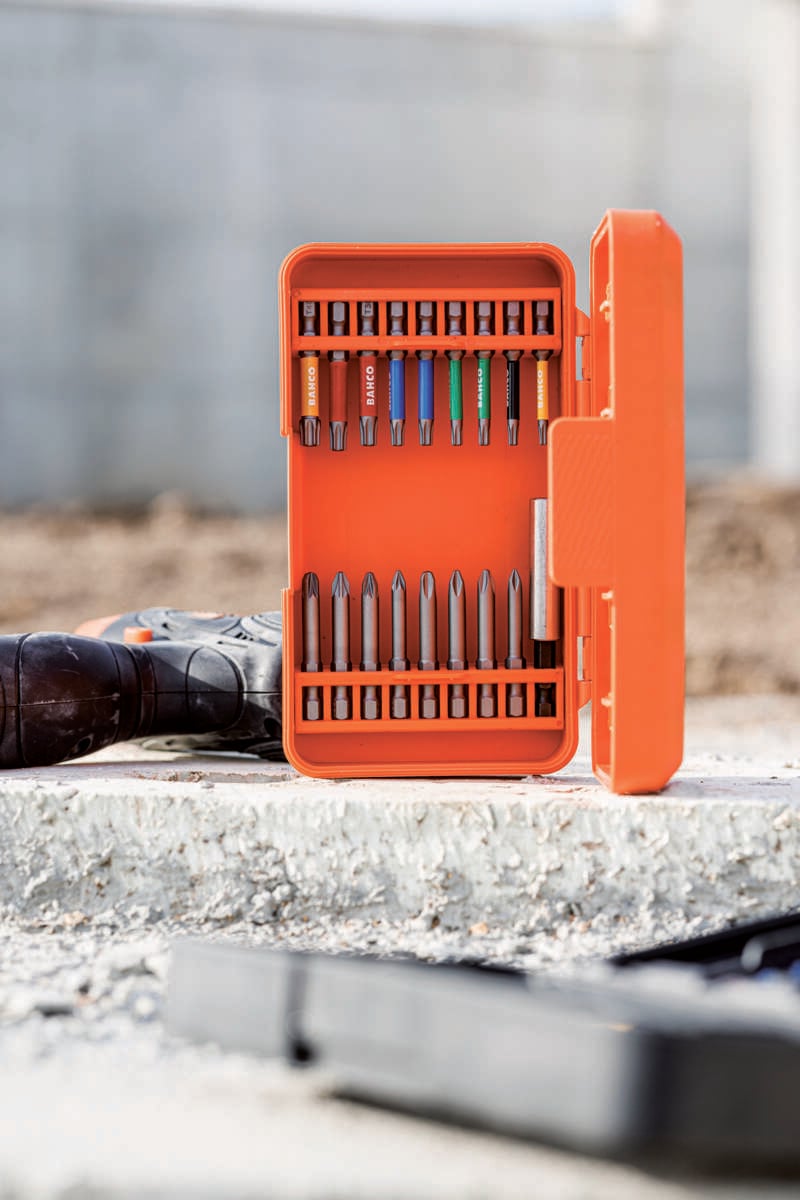 Bahco bitssett 1/4" 54 deler
