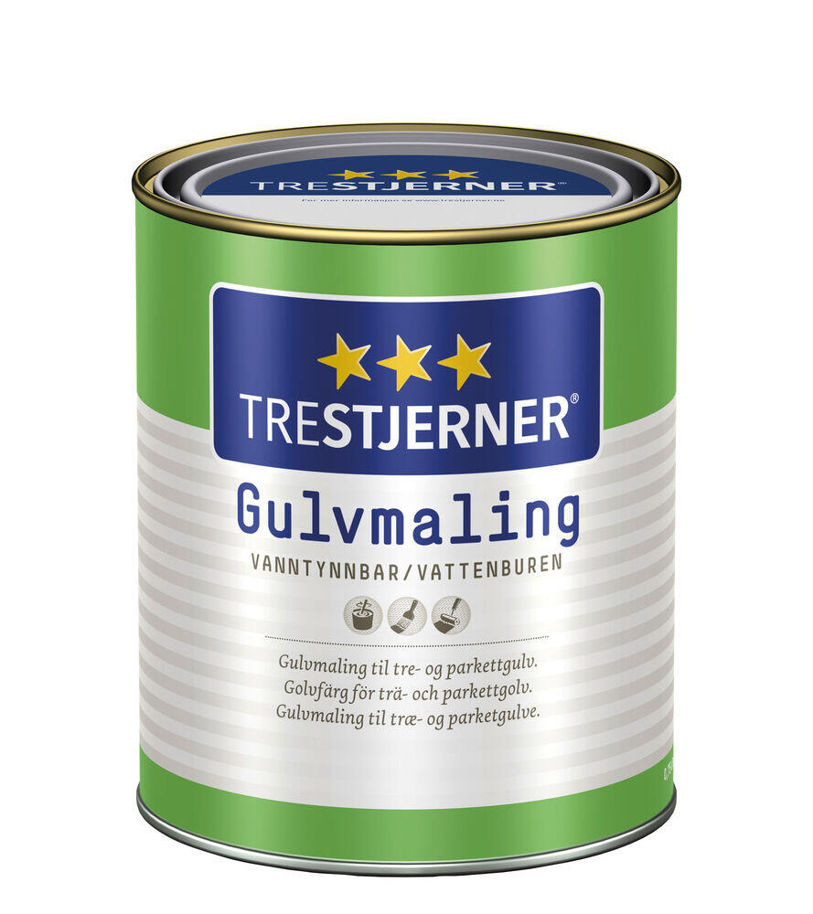 TreStjerner 05/matt gulvmaling