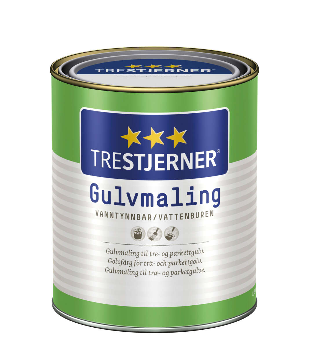 TreStjerner 05/matt gulvmaling