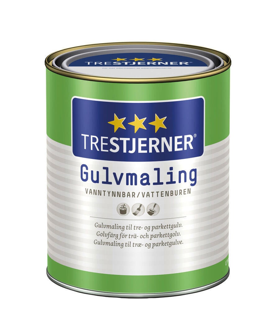 TreStjerner 05/matt gulvmaling