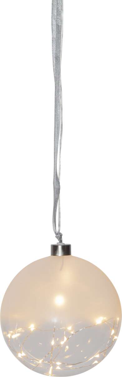 Glow frostet LED-lys glasskule