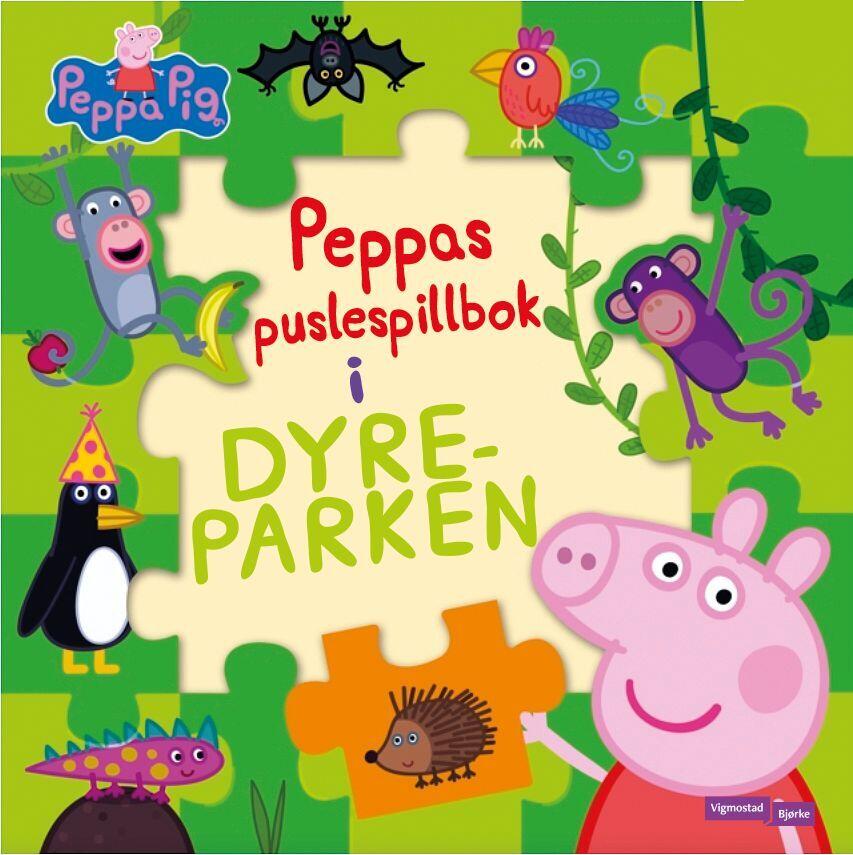 Peppa gris: Peppas puslespillbok - I dyreparken