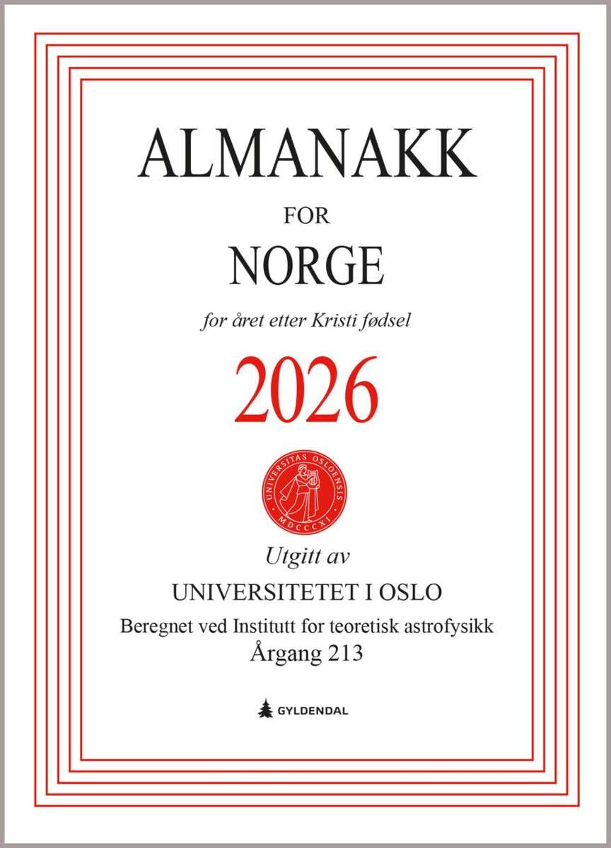 Almanakk for Norge 2026