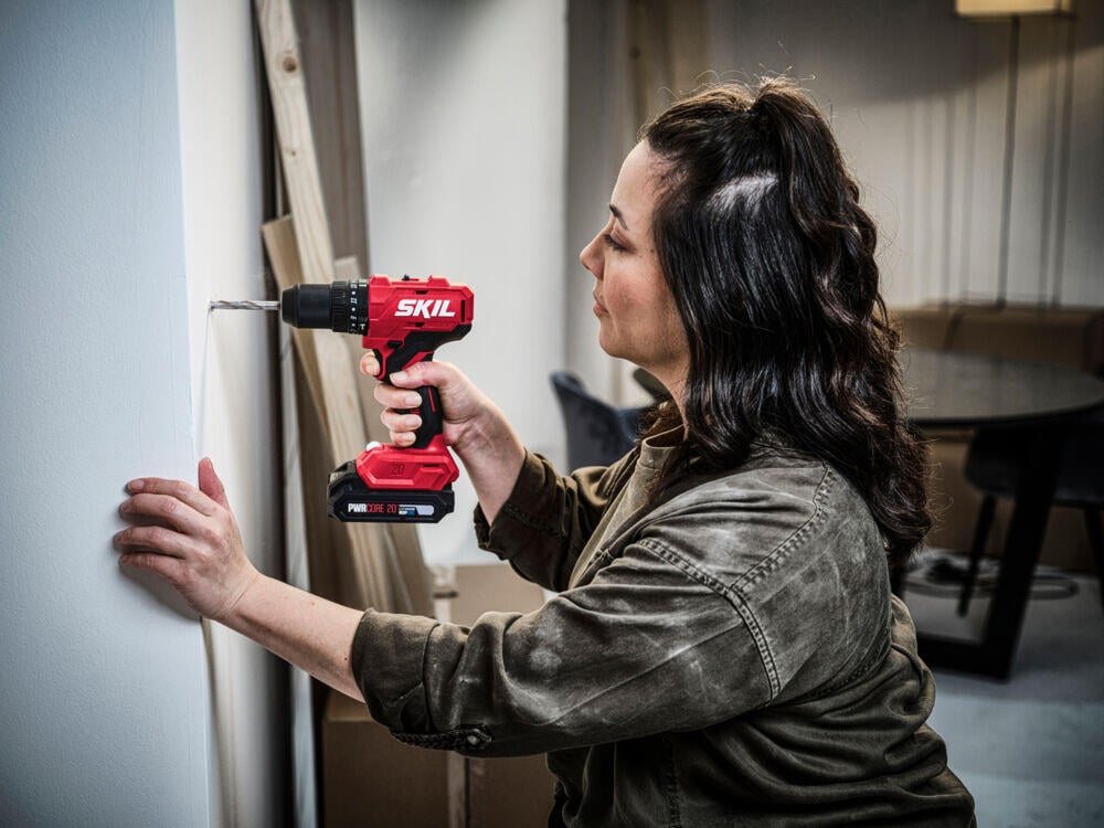 Skil 3021 RC bil og slagdrill m/batteri