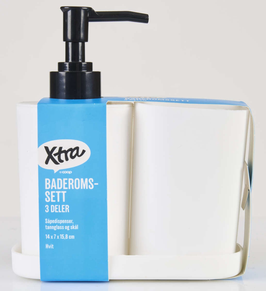 XTRA baderomssett 3 deler