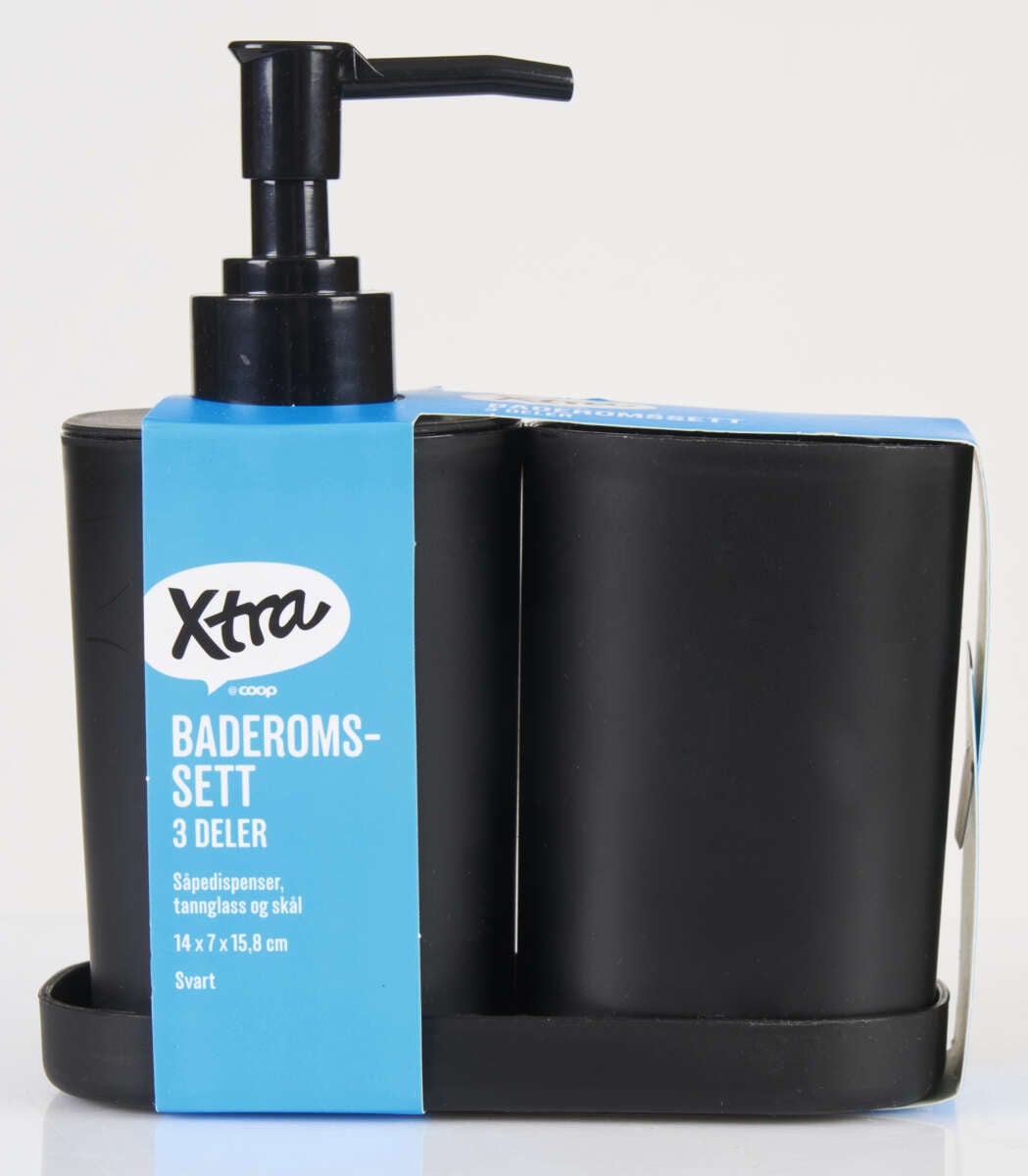 XTRA baderomssett 3 deler