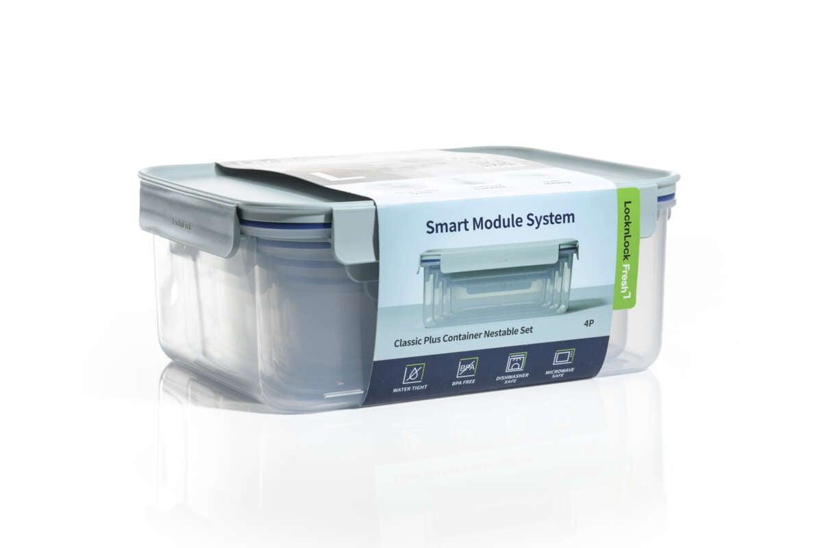 LocknLock Fresh Oppbevaringsboks 4 pk