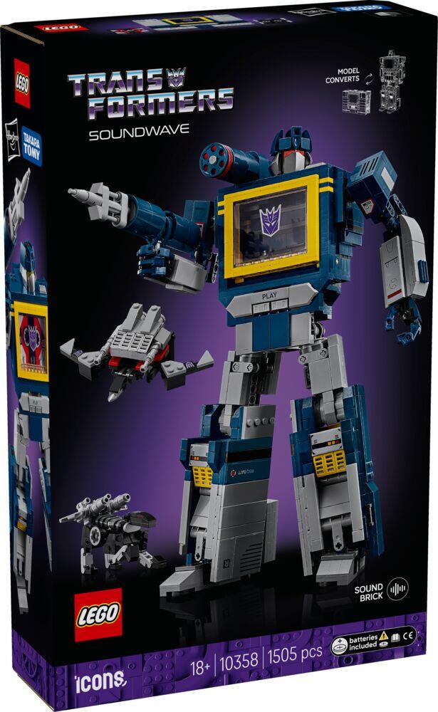 LEGO® Icons Transformers: Soundwave 10358