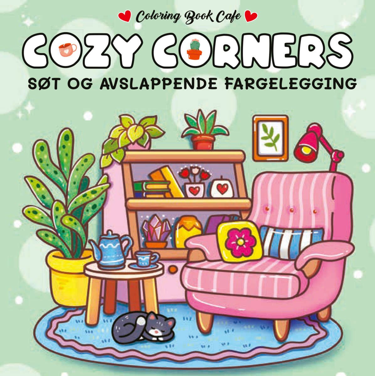 Cozy Corners fargeleggingsbok