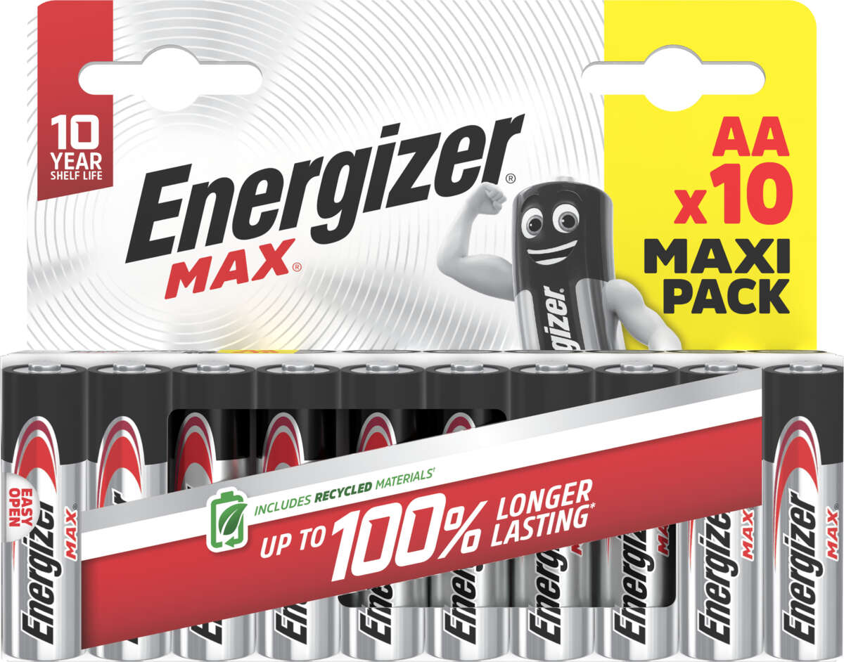 Energizer® Max AA batterier