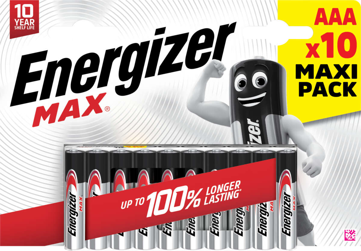 Energizer® Max AAA batterier