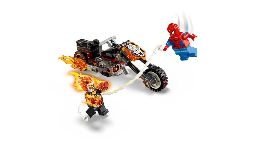 LEGO® ǀ Marvel Spider-Man mot Ghost Rider på motorsykkel 76335