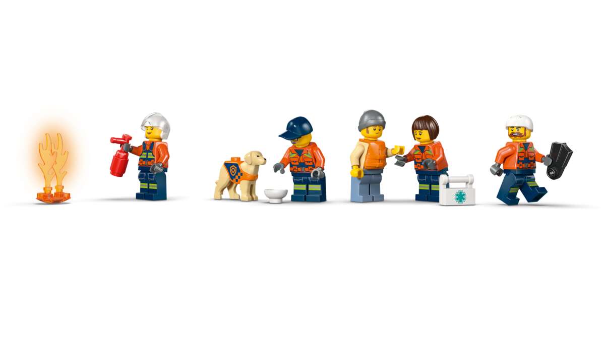 LEGO® City Kystvaktens helikopter og redningsbåt 60504