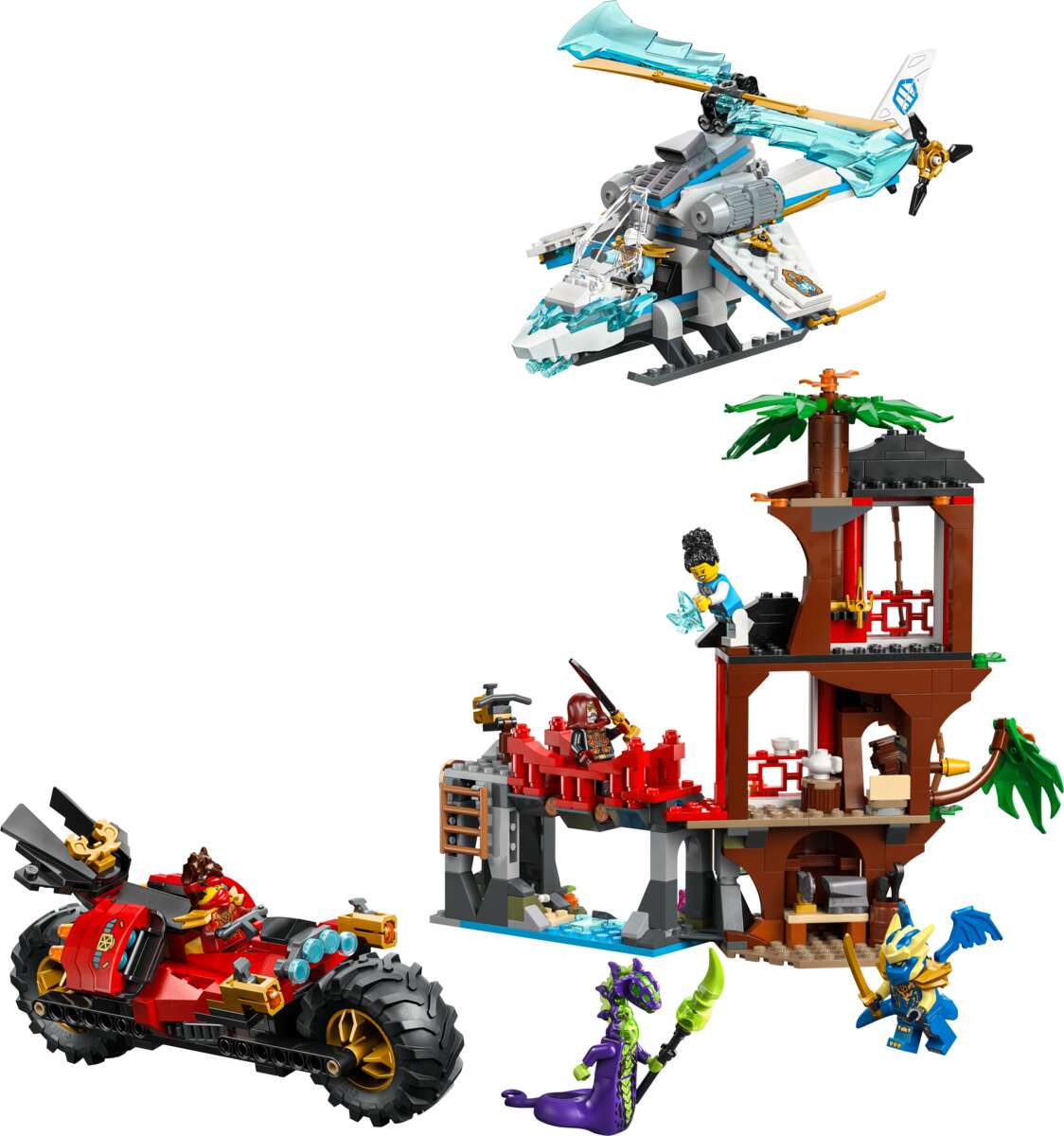 LEGO® NINJAGO® Action i ninjaenes trehytte 71857
