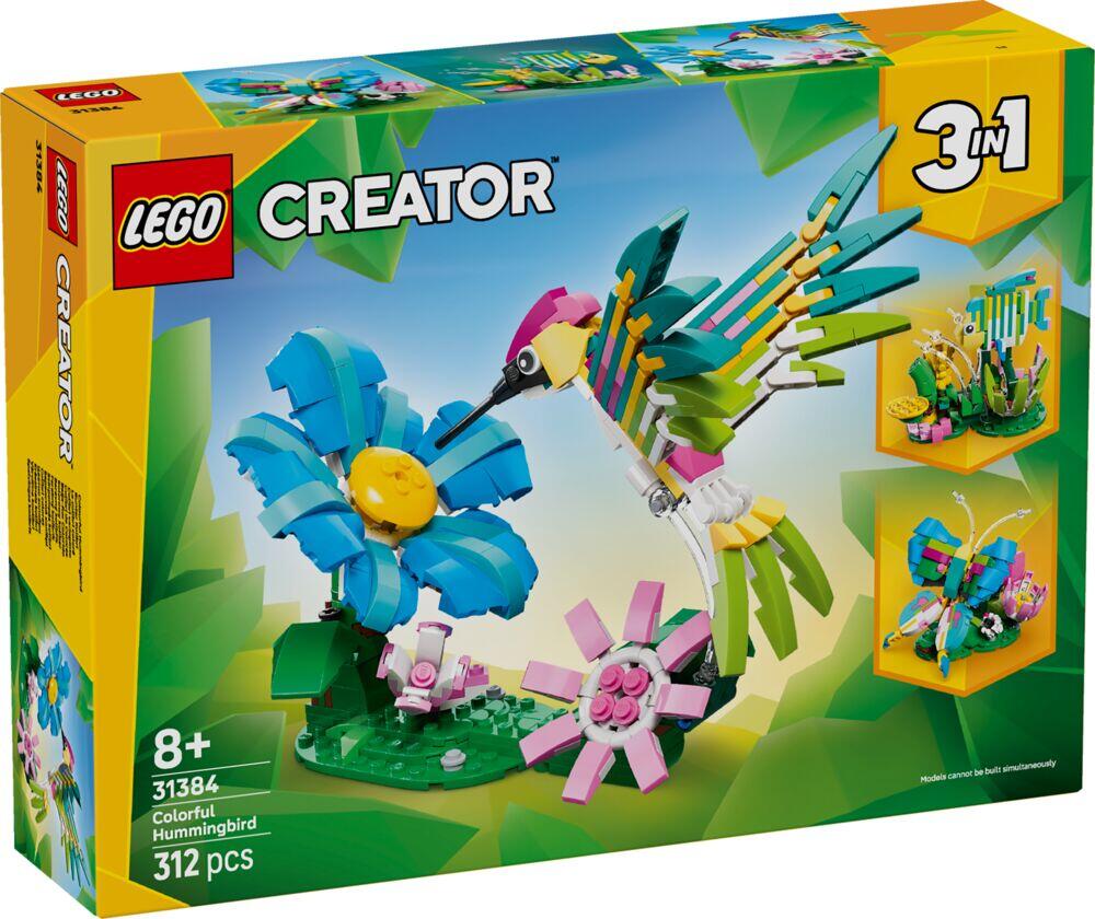 LEGO® Creator Ville dyr: fargeglad kolibri 31384