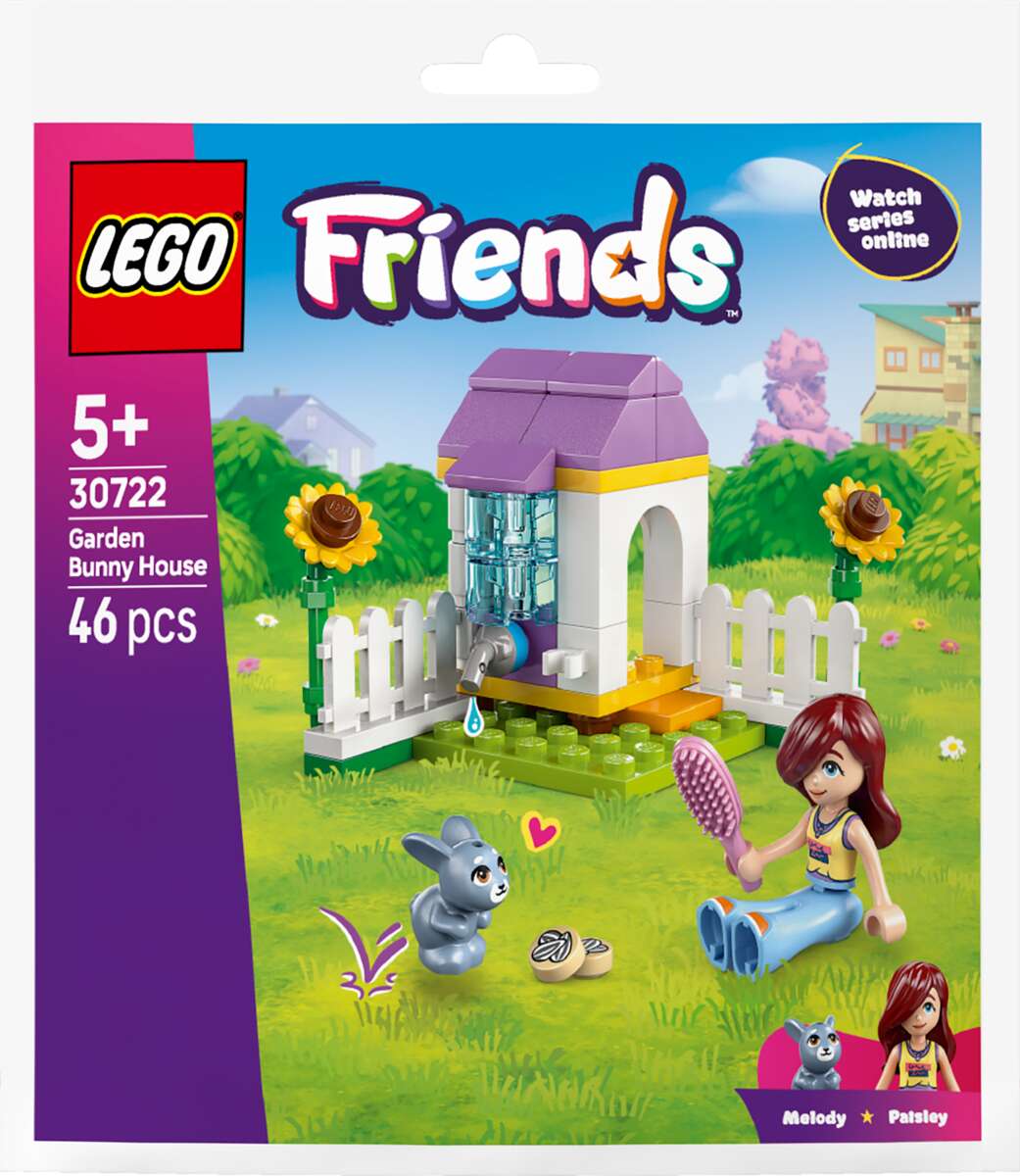 LEGO® Friends Hage med kaninhus 30722