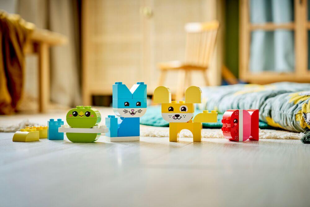 LEGO® DUPLO® Mine første 3-i-1 Kreative, søte kjæledyr 10477