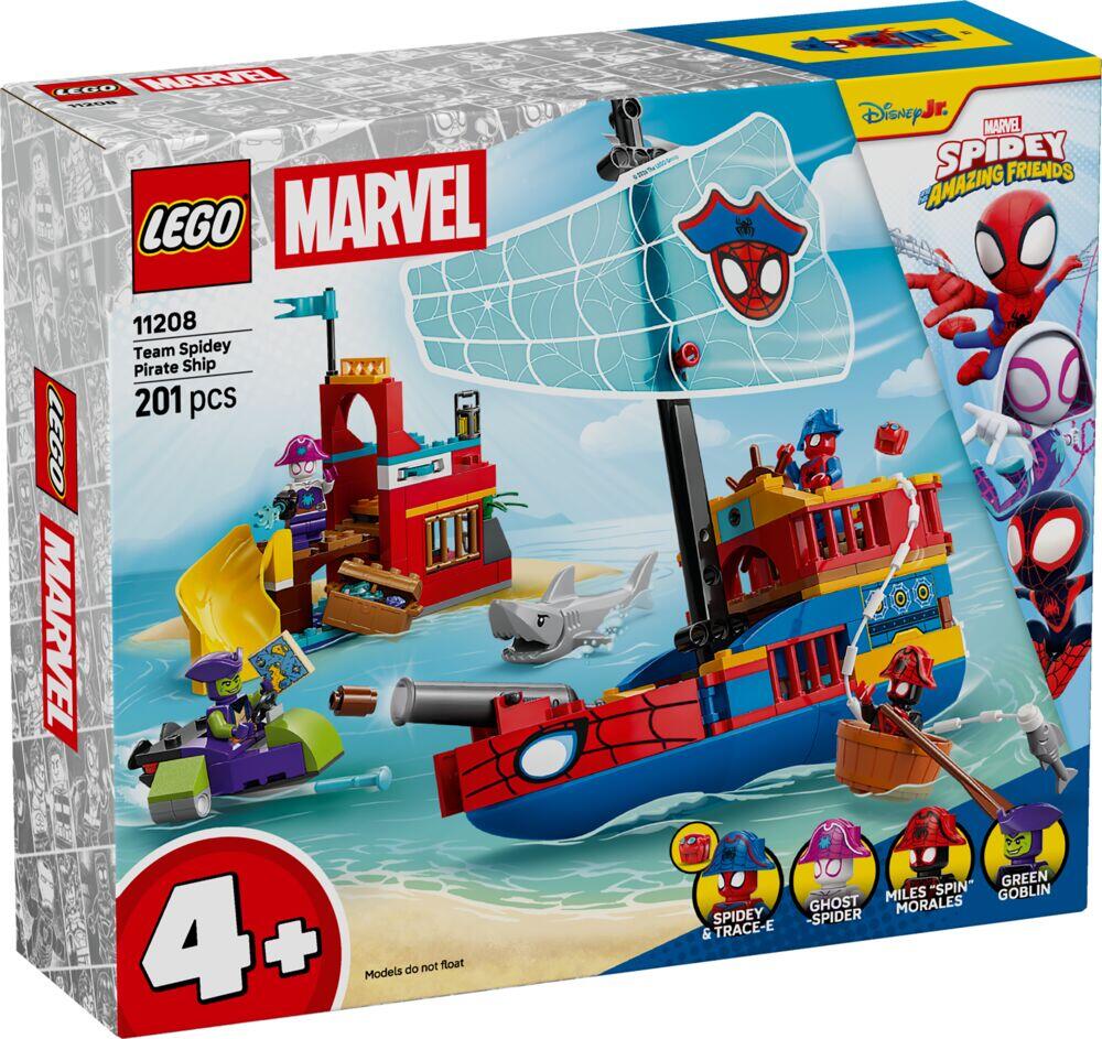 LEGO® ǀ Marvel Spidey og hans fantastiske venner Team Spideys sjørøverskute 11208