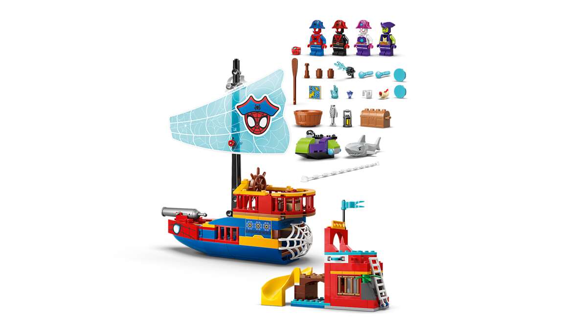 LEGO® ǀ Marvel Spidey og hans fantastiske venner Team Spideys sjørøverskute 11208