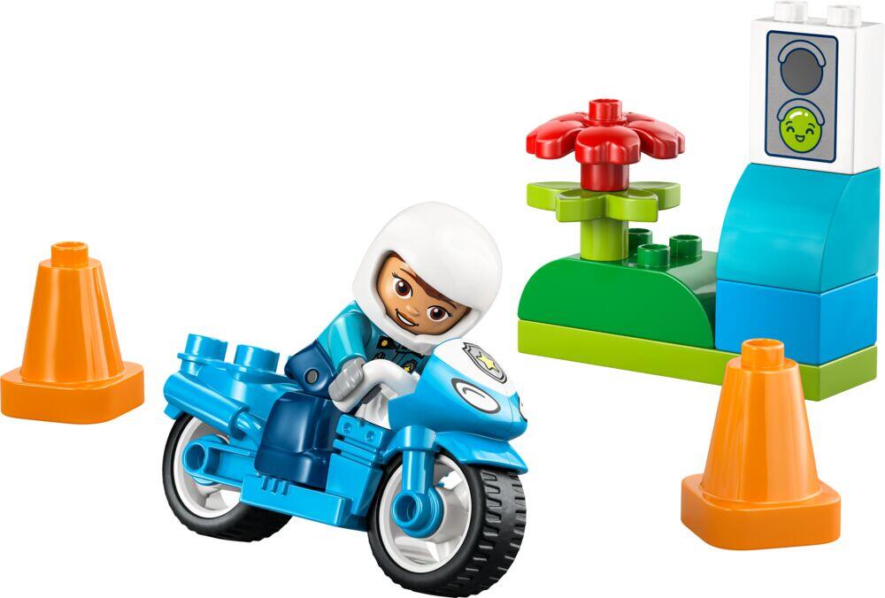 LEGO® DUPLO® Town Blå politimotorsykkel 10471