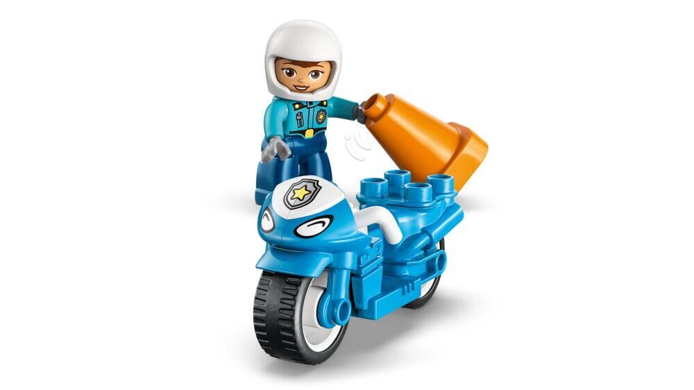LEGO® DUPLO® Town Blå politimotorsykkel 10471