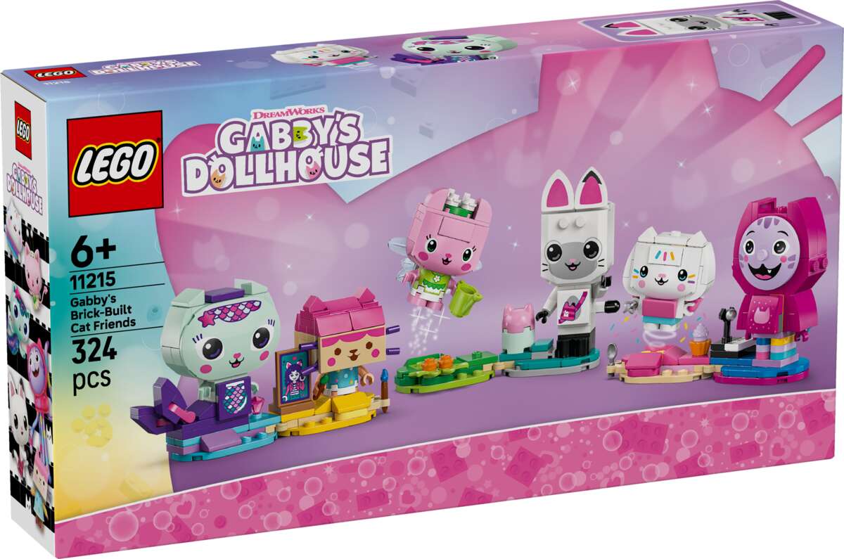 LEGO® Gabbys dukkehus Gabbys klossebygde kattevenner 11215