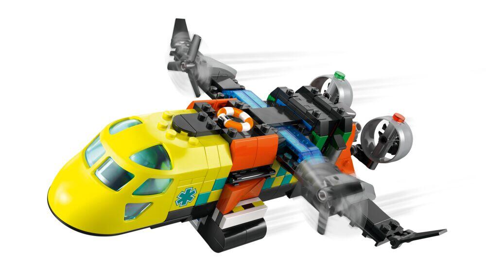 LEGO® City Fly-, servicebil- og luftputebåt-remix 60505
