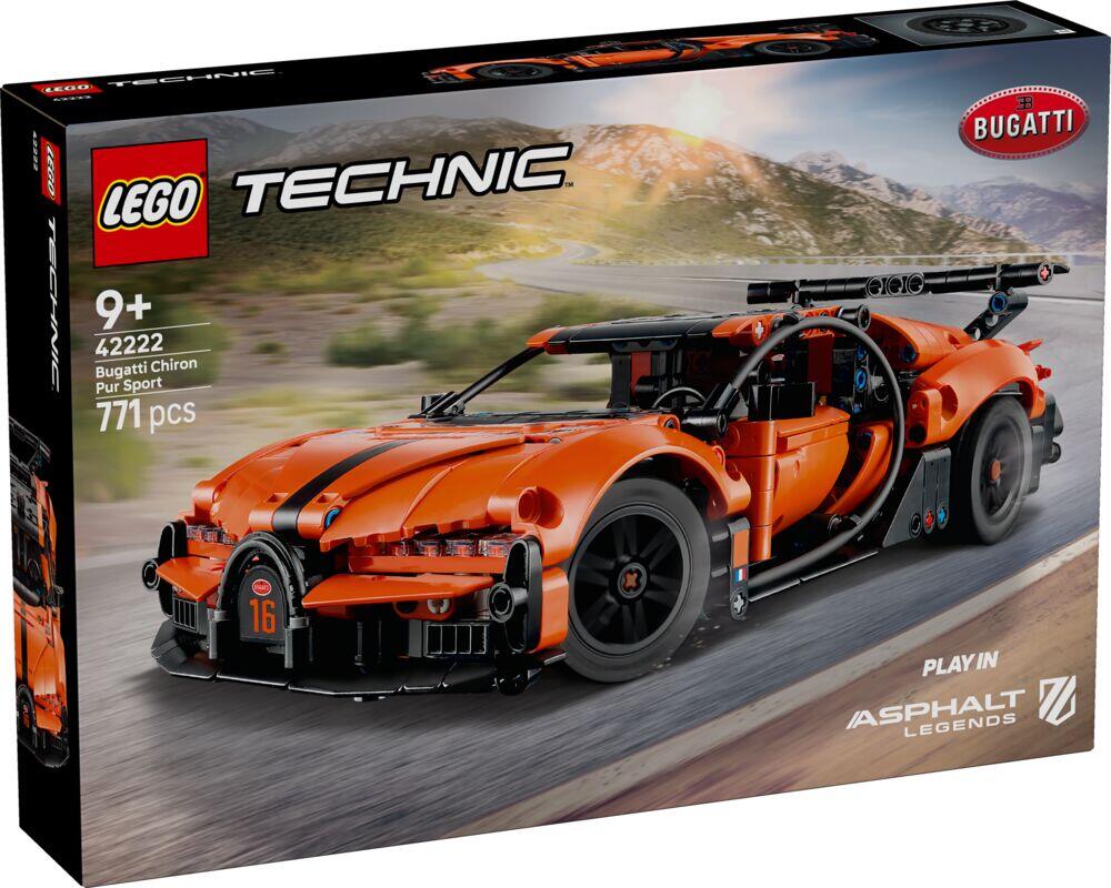 LEGO® Technic Bugatti Chiron Pur Sport-hyperbil 42222