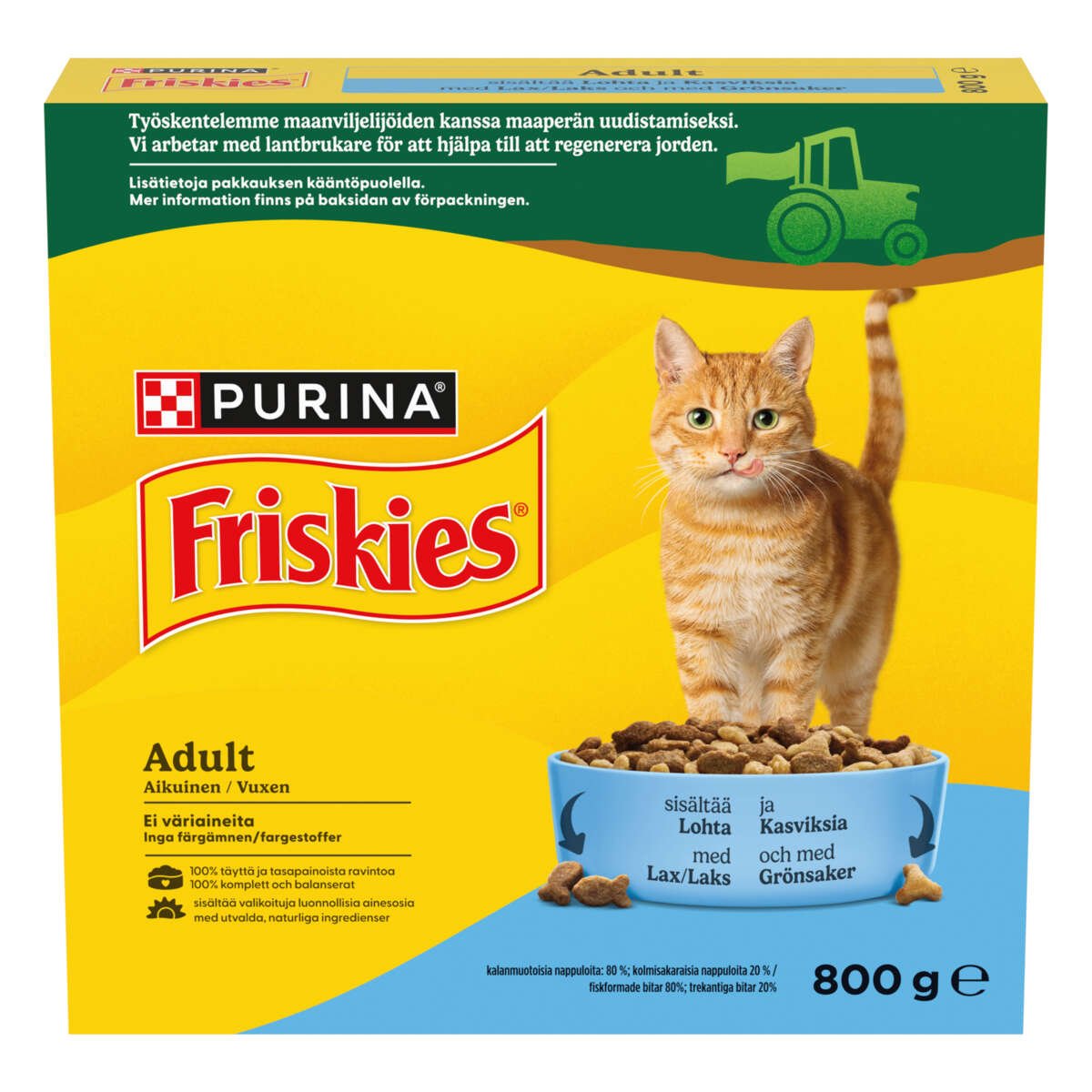 Friskies Adult Laks/Grønnsaker 800g