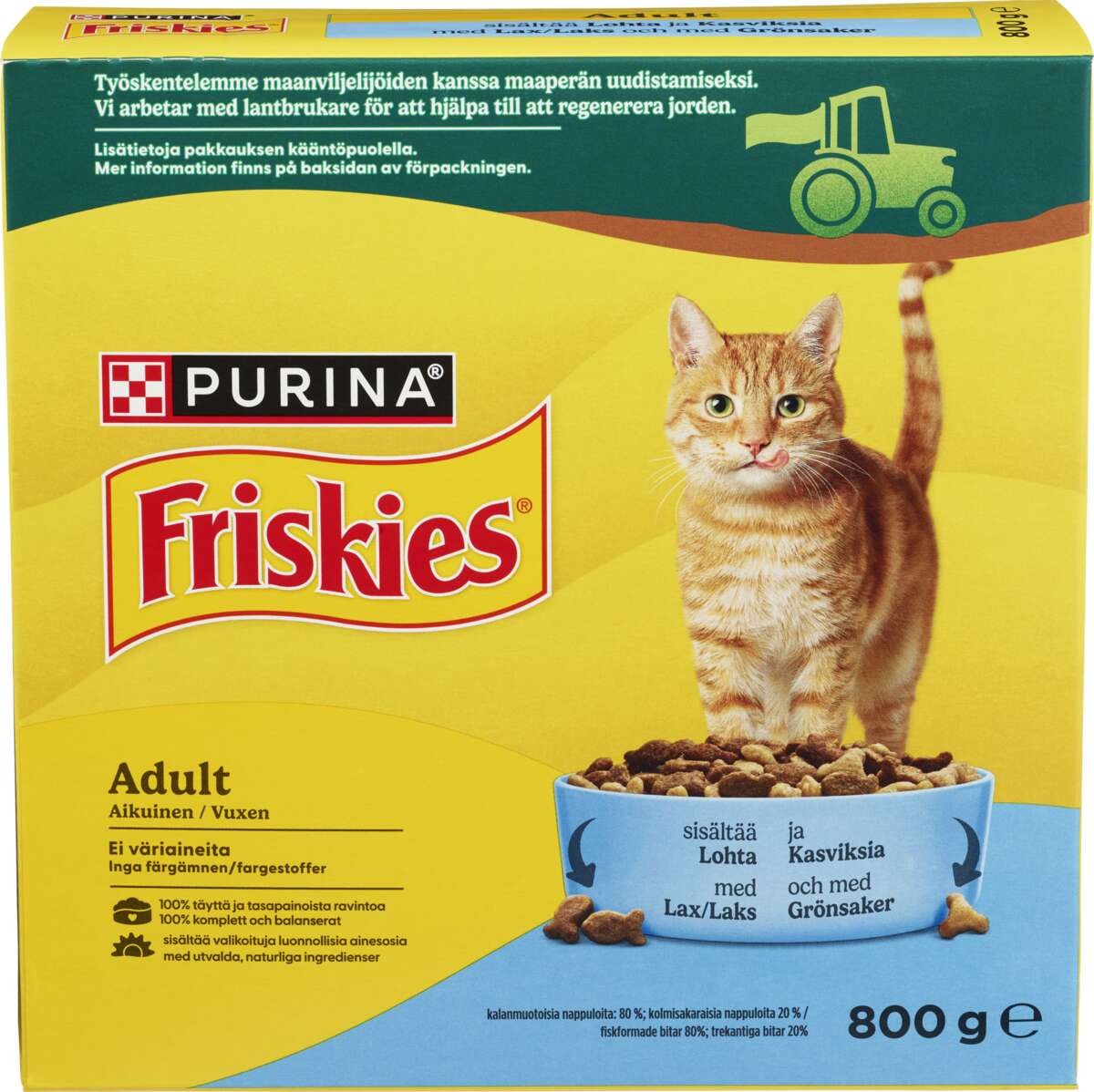 Friskies Adult Laks/Grønnsaker 800g
